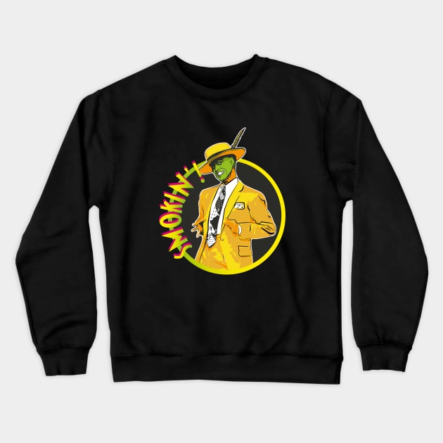 THESE are the 90's - smokin Crewneck Sweatshirt by Naive Rider